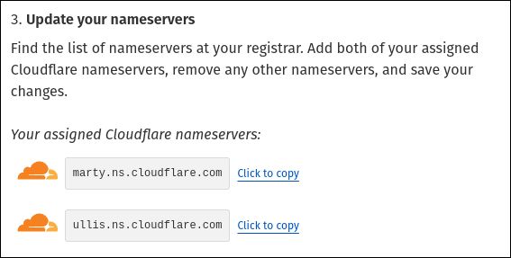 View and check nameservers