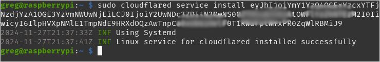 Install Cloudflared service