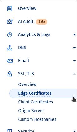 Edge Certificates